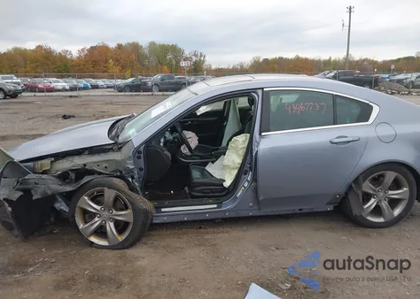 2012 Acura Tl 3.7 z USA, uszkodzony, nr VIN 19UUA9F23CA002935